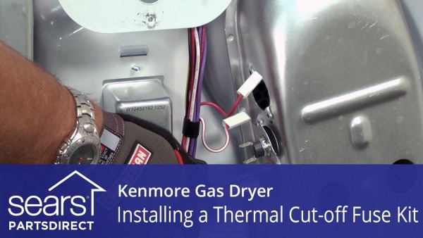 How To Replace A Kenmore Gas Dryer Thermal Cut