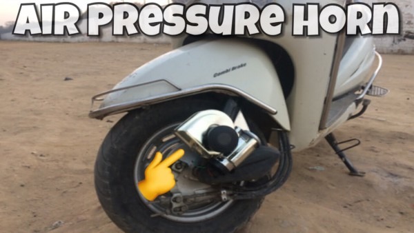 Air Pressure Horn For All Motorcycle And Scooters