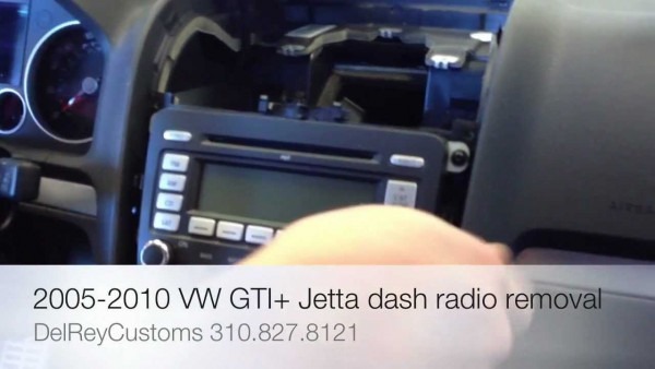 How To Remove Radio Vw Jetta Gti R32 2005