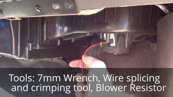 How To  Install A Gmc Sierra Blower Motor Resistor And Wiring