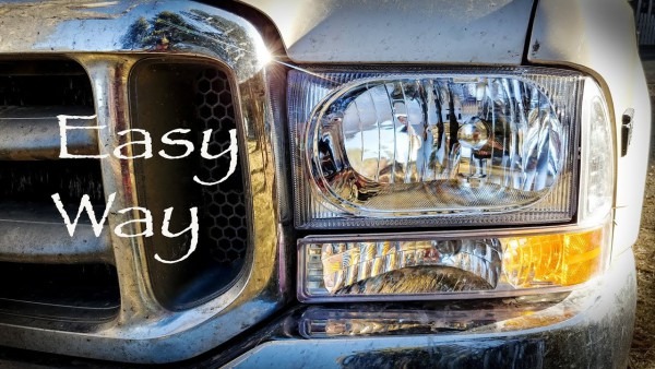 1999 2004 Ford Superduty Headlight Replacement Easy Way F250 F350