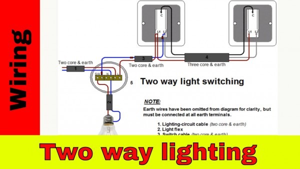 How To Wire Two Way Light Switch Two Way Lighting Circuit