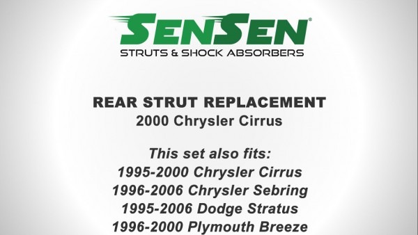 Replacement Of Rear Struts On A 2000 Chrysler Cirrus L Sensen