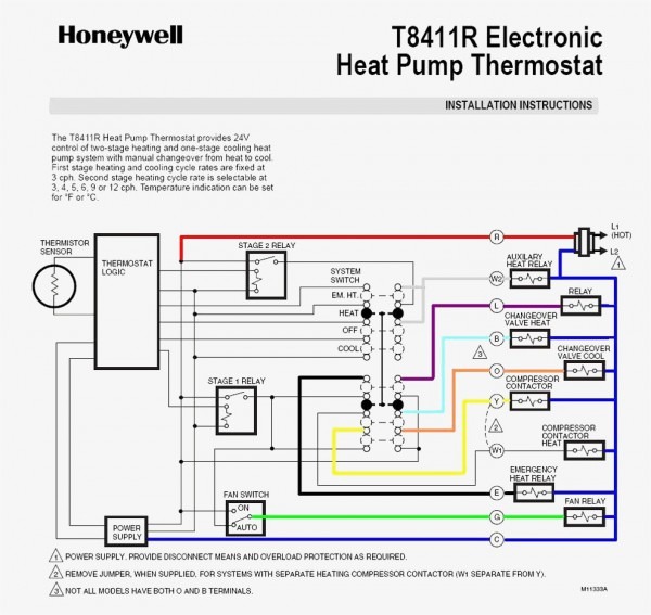 Trane Heat Pump Thermostat Wiring Diagram