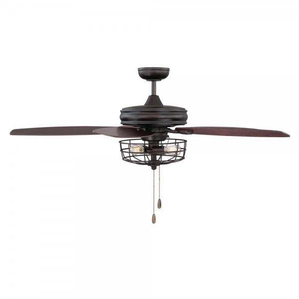 Filament Design 52 In  Oil Rubbed Bronze Ceiling Fan With Metal