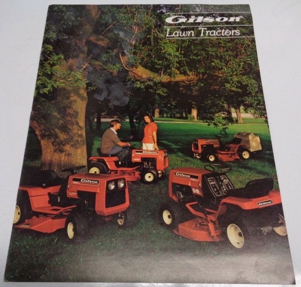 Gilson Lawn Garden Tractor & Equipment Sales Brochure 52062 52051