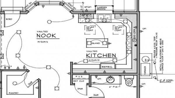 Electrical Plan For Kitchen