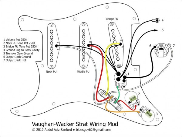 Fender Squier Wiring Diagram