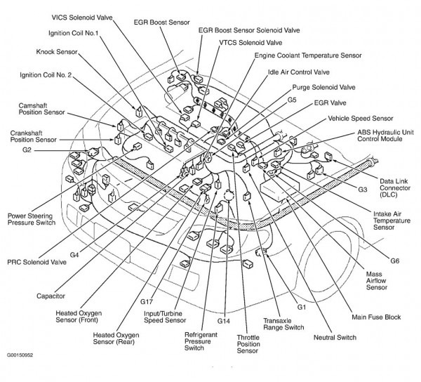 2002 Mazda 626 Engine Diagram