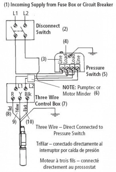 Water Pressure Control Switch Wiring Diagram