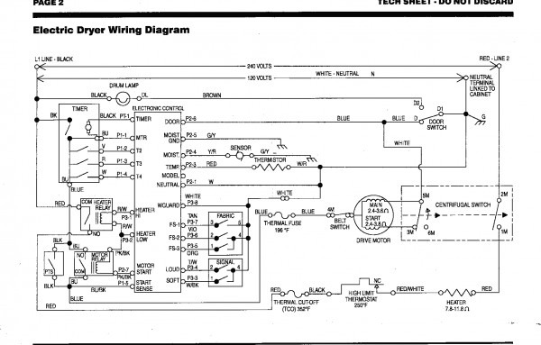 Wiring Diagram Gas Dryer