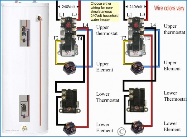 Rheem Electric Water Heater Wiring Diagram