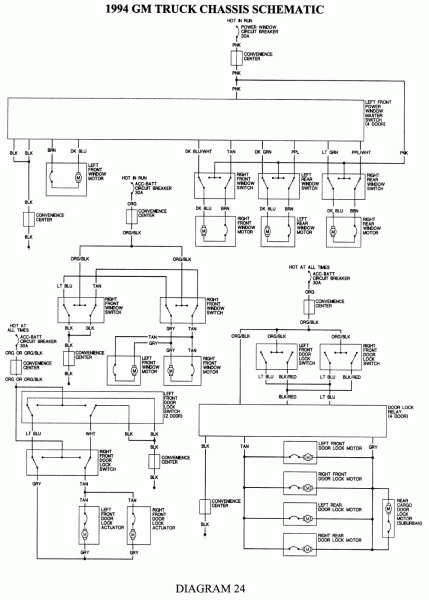 Where Can I Find 1994 Chevrolet Factory Electrical Wiring Diagrams