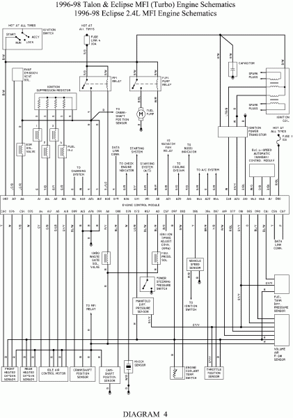99 Galant Engine Diagram