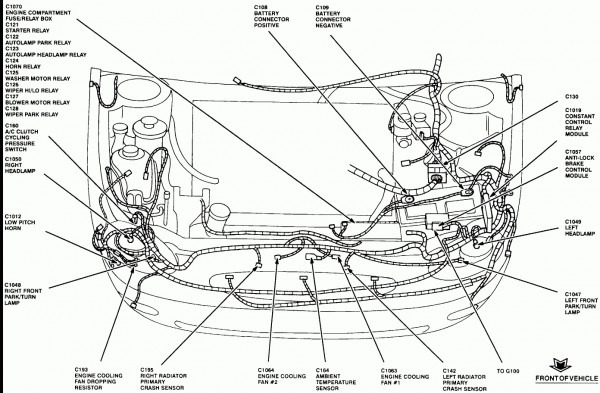 1999 Taurus Engine Diagram