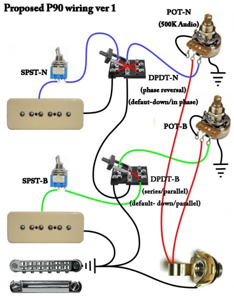 Strat P90 Wiring Diagram
