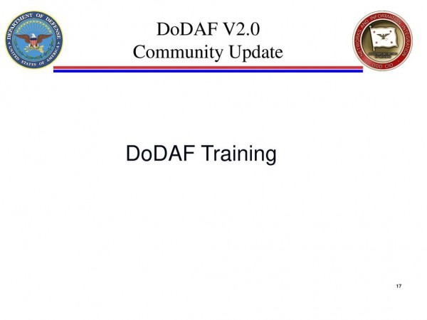 Dodaf V2 0 Community Update Overview