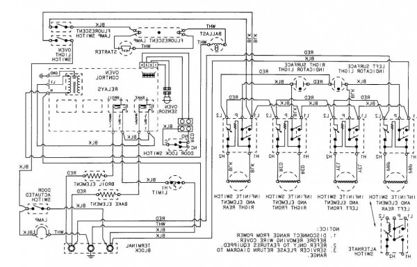 Wiring Diagram For Electric Cooktop