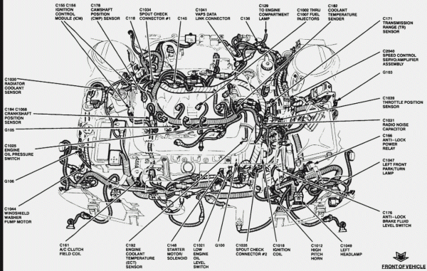 1999 Ford Taurus Engine Diagram