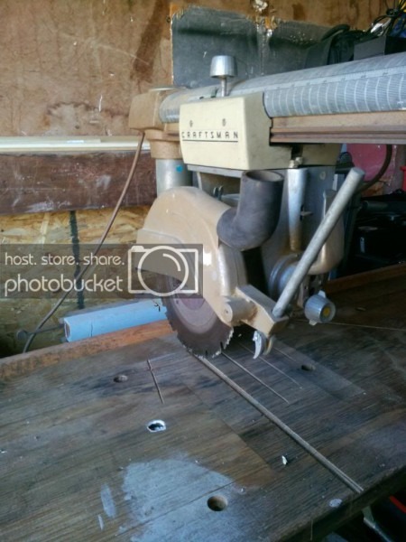 Old Craftsman Radial Arm Saw 1950`s Or 60`s