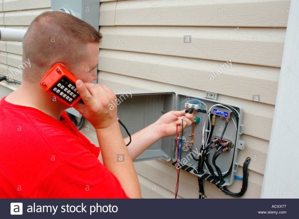 Installing Cable Tv And Dsl Lines And Phone Lines On New House