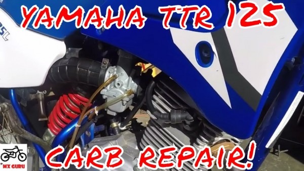 Yamaha Ttr 125 Carburetor Clean   Fix ~ Cleaning The Pilot Jet