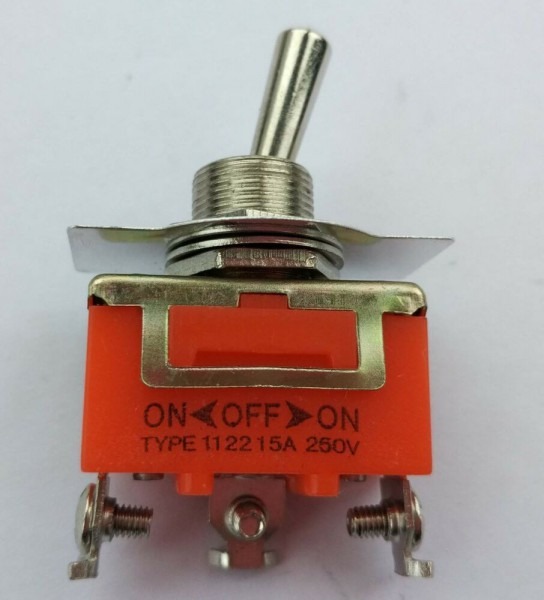 10pcs Sptt On Off On Toggle Switch 1122 Single Pole Triple Throw