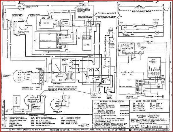 Rheem Furnace Wiring Diagram