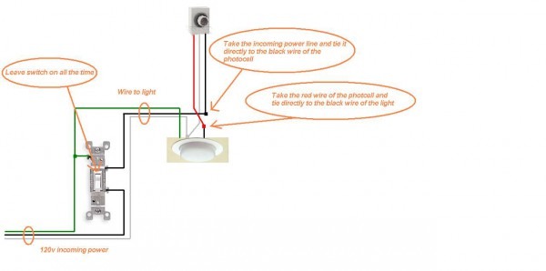Photocell Switch Wiring Diagram